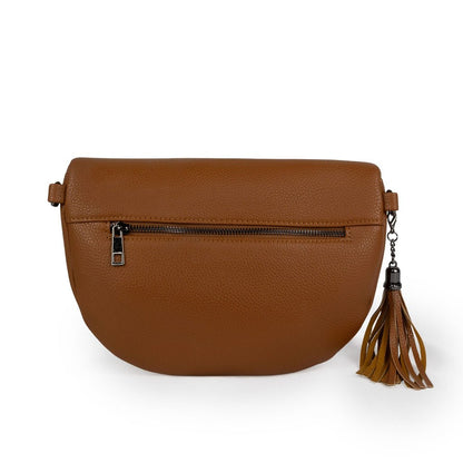Kimberley Vegan Leather Crossbody Bag/Sling - Brown preneLOVE®