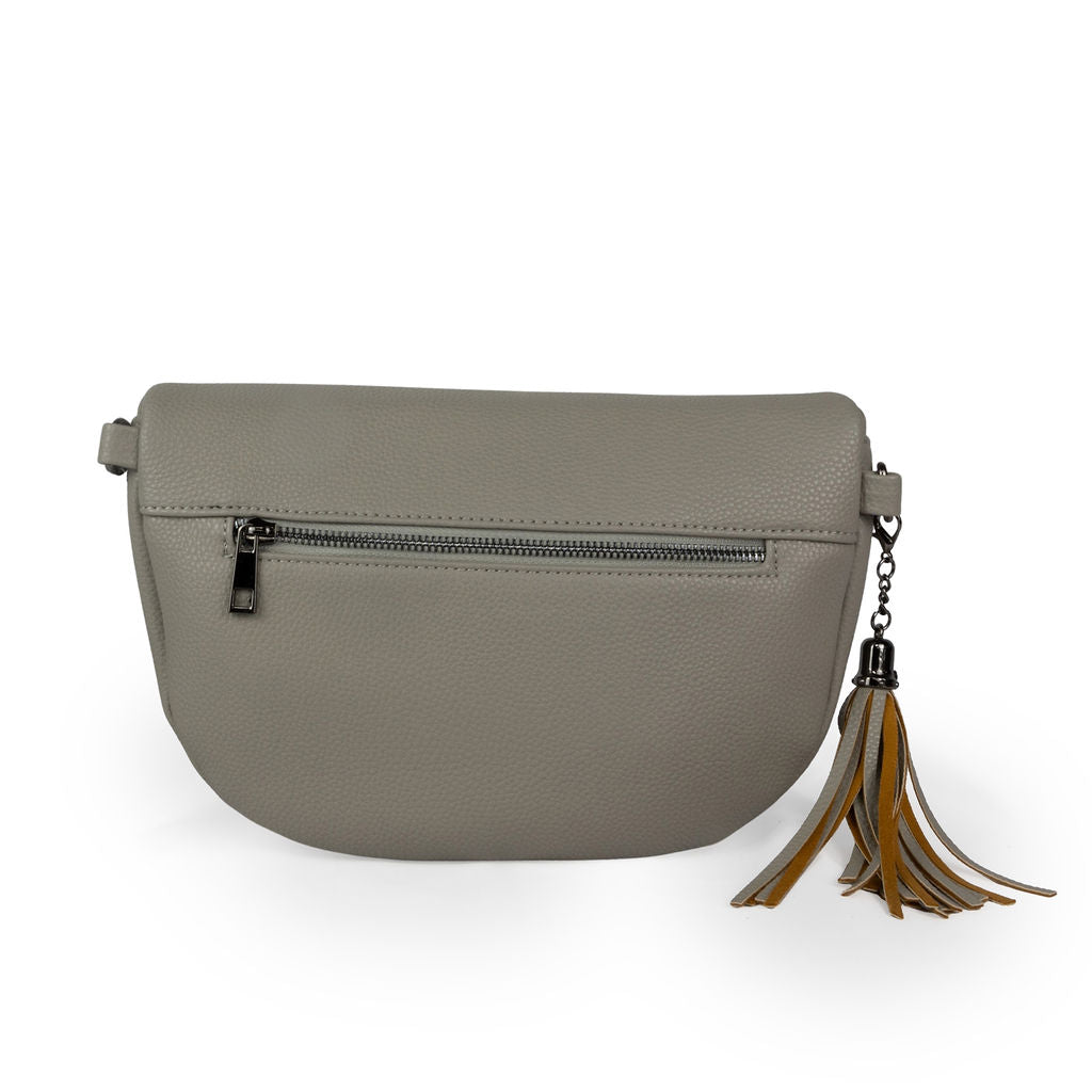 Kimberley Vegan Leather Crossbody Bag/Sling - Grey preneLOVE®