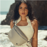 Kimberley Vegan Leather Crossbody Bag/Sling - Grey preneLOVE®