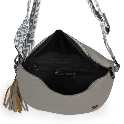 Kimberley Vegan Leather Crossbody Bag/Sling - Grey preneLOVE®