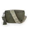 Kimberley Vegan Leather Crossbody Bag/Sling - Olive preneLOVE®