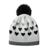 Lauren Knit Heart Hat PNYC