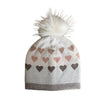 Lauren Knit Heart Hat PNYC