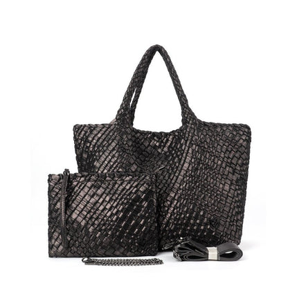 London Woven Large Tote - Bronze (re-stocks Nov 1 ) preneLOVE®