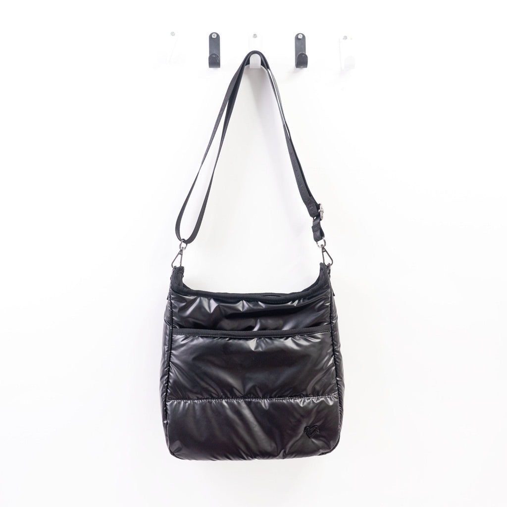 Markham Puffer Messenger Bags - Black preneLOVE®