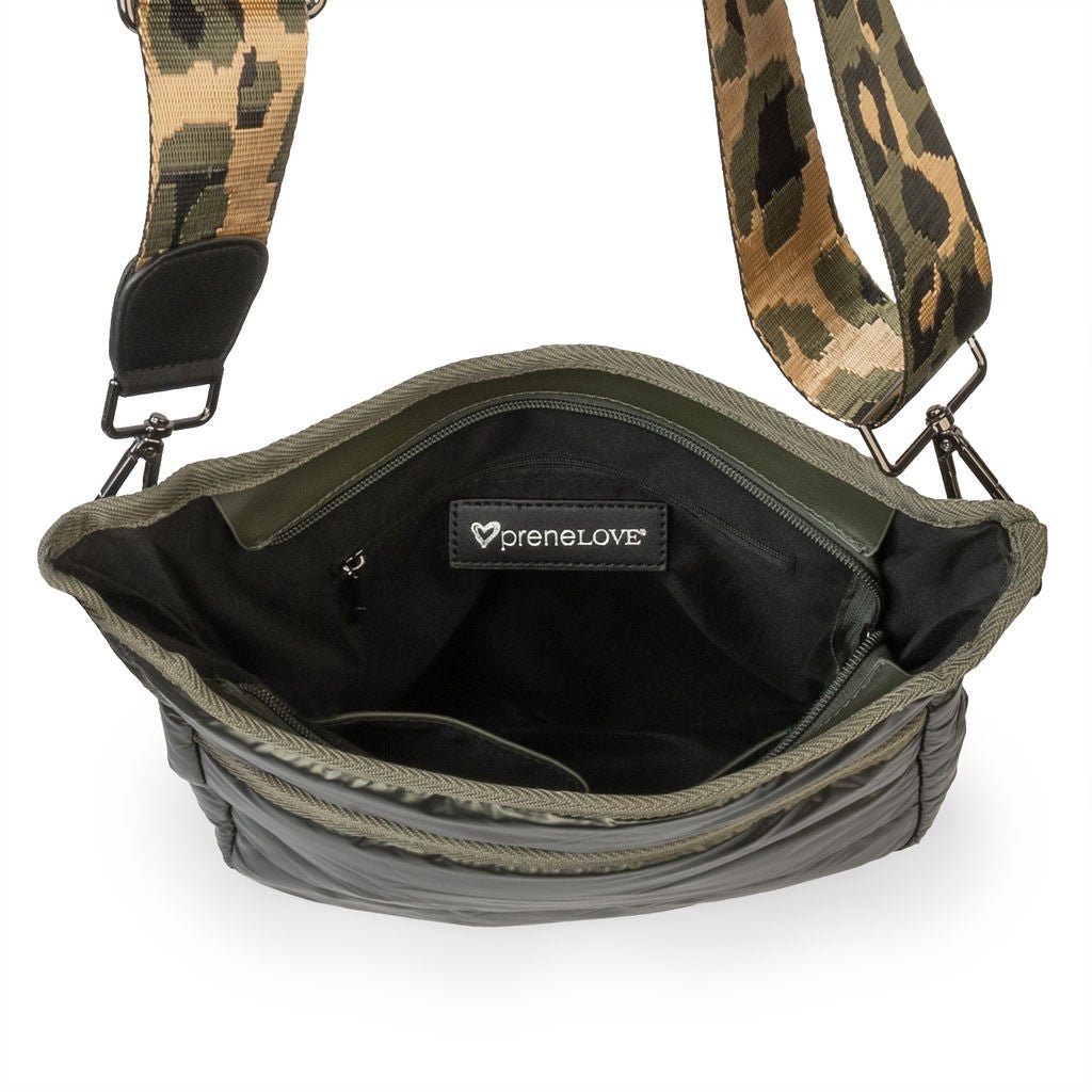 Markham Puffer Messenger Bags - Olive preneLOVE®