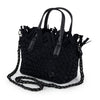 NEW: Barrie Mini Woven Tote (Fringe Top) - Black preneLOVE®