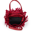 NEW: Barrie Mini Woven Tote (Fringe Top) - Cranberry Red preneLOVE®