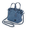 NEW Barrie Mini Woven Tote (Fringe Top) - Denim preneLOVE®