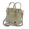 NEW: Barrie Mini Woven Tote (Fringe Top) - Khaki preneLOVE®