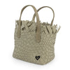 NEW: Barrie Mini Woven Tote (Fringe Top) - Khaki preneLOVE®