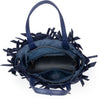 NEW: Barrie Mini Woven Tote (Fringe Top) - Navy preneLOVE®