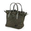 NEW: Barrie Mini Woven Tote (Fringe Top) - Olive preneLOVE®