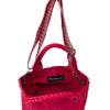 NEW: Brandon Small Woven Tote - Cranberry Red preneLOVE®