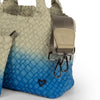 NEW: Brandon Small Woven Tote - Ombre Blue preneLOVE®