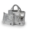 NEW: Brandon Small Woven Tote - Silver preneLOVE®