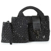NEW Brandon Woven Small Tote - Nero (Black & Metallic Black) preneLOVE®