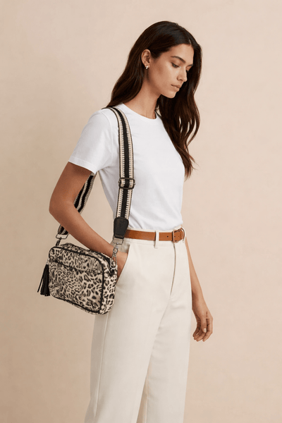 NEW: Brooklin Crossbody Bag - Leopard Nylon preneLOVE®
