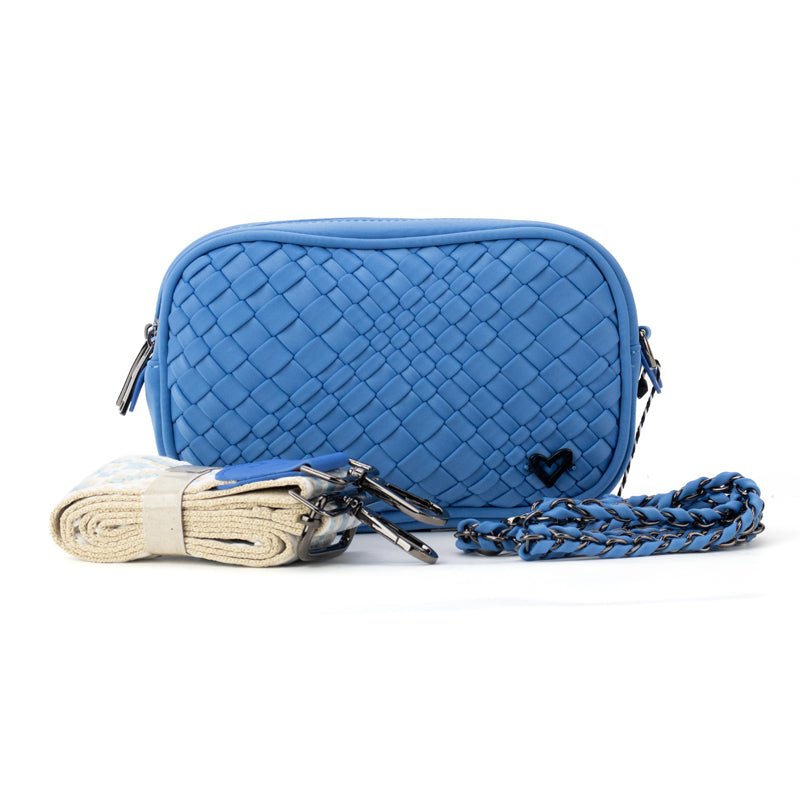 NEW: Caledon Woven Crossbody - Bahama Blue preneLOVE®