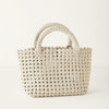 NEW: Cambridge Small Hand - knotted Tote - Bone preneLOVE®