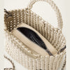 NEW: Cambridge Small Hand - knotted Tote - Bone preneLOVE®