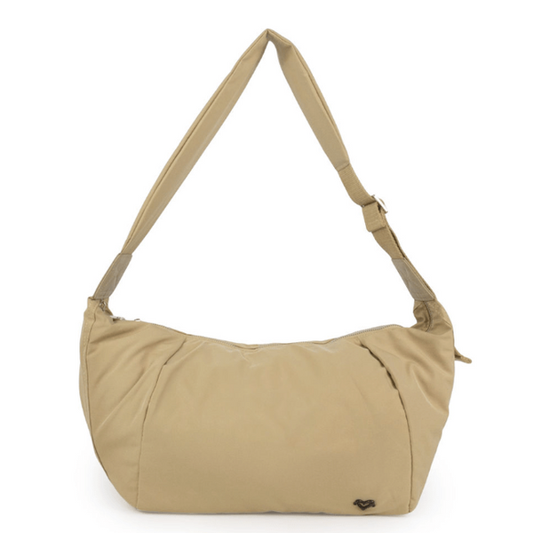 NEW: Cana Crescent Crossbody - Khaki Camel preneLOVE®
