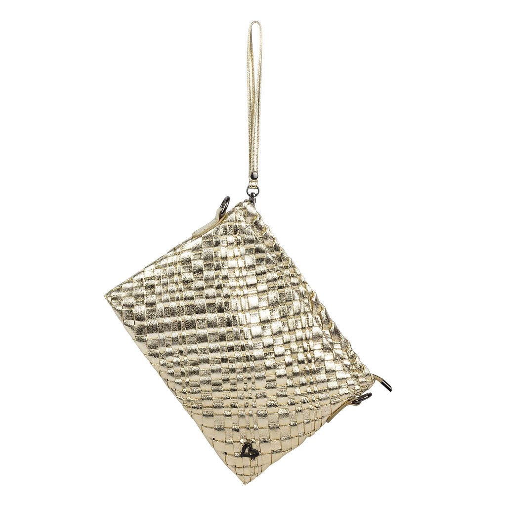 NEW: Charlotte Woven Crossbody - Gold preneLOVE®