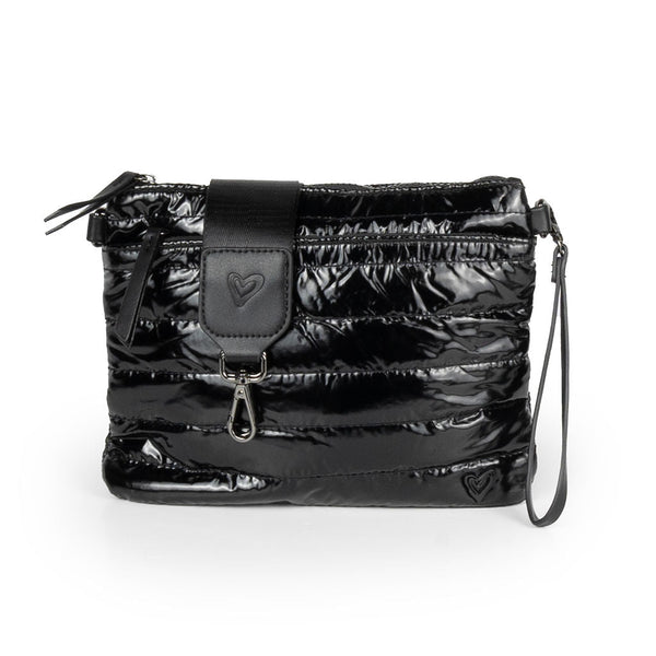 NEW: Delta Puffer Belt/Crossbody Bag - Black preneLOVE®