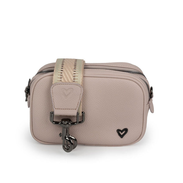 NEW: Durham Vegan Leather Crossbody - Dusty Pink preneLOVE®