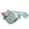 NEW: Durham Vegan Leather Crossbody - Pale Blue preneLOVE®