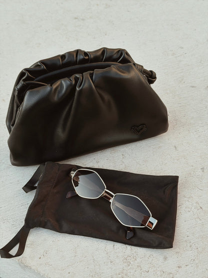 NEW: Elgin Vegan Smooth Leather Crossbody Clutch preneLOVE®