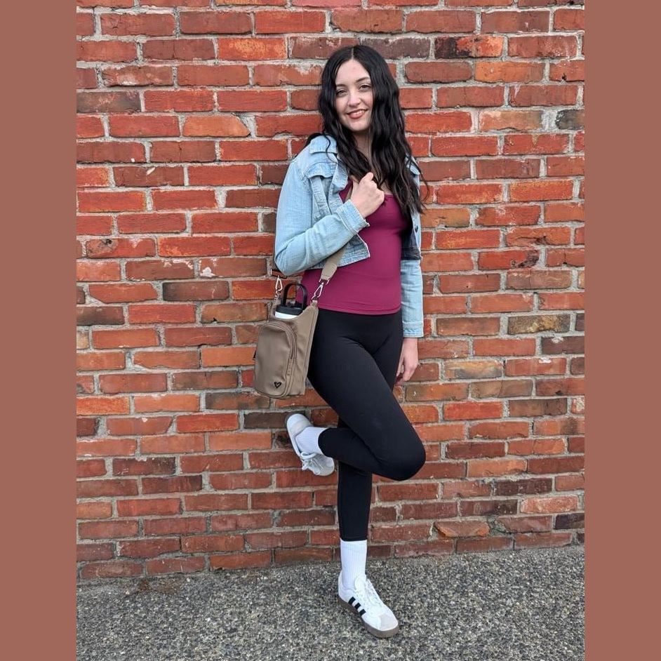 NEW: Hipster H2O Crossbody Bag - Matte Buff (Nylon) preneLOVE®