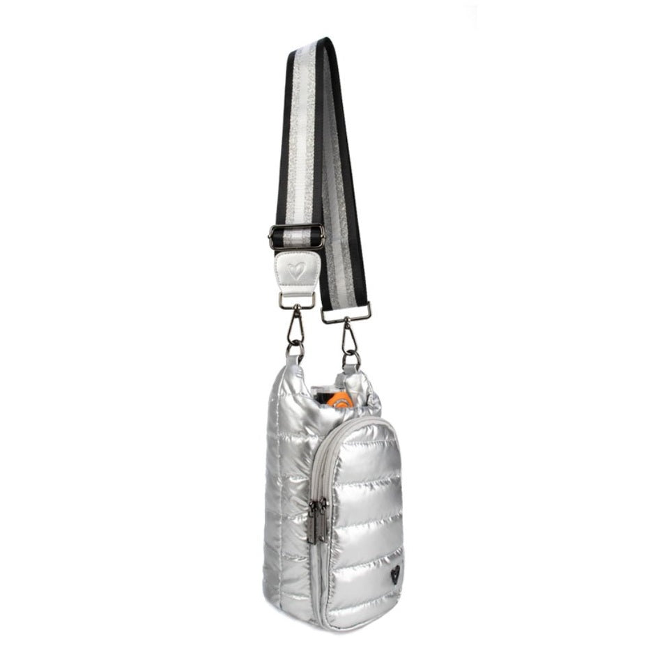 NEW: Hipster H2O Crossbody Bag - Silver preneLOVE®