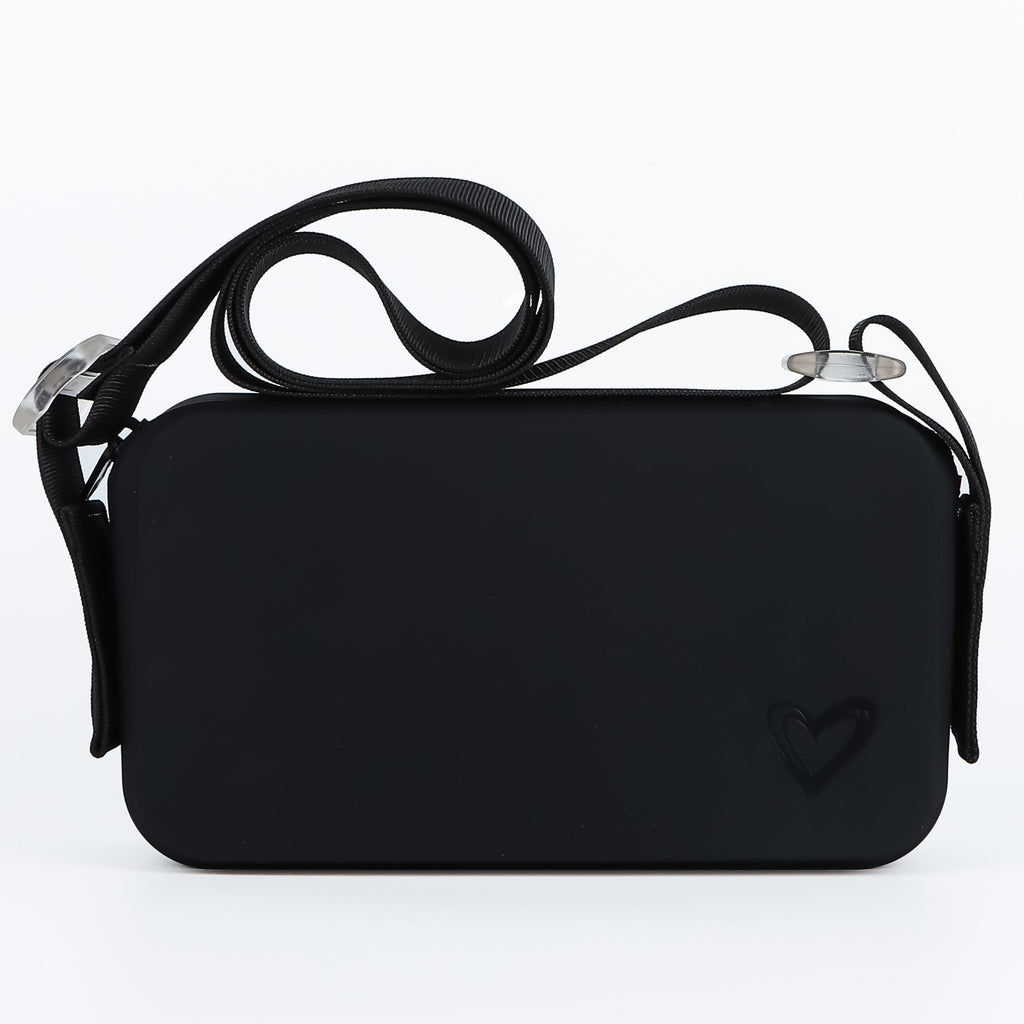 NEW: Keswick Silicone Crossbody Bag - Black preneLOVE®