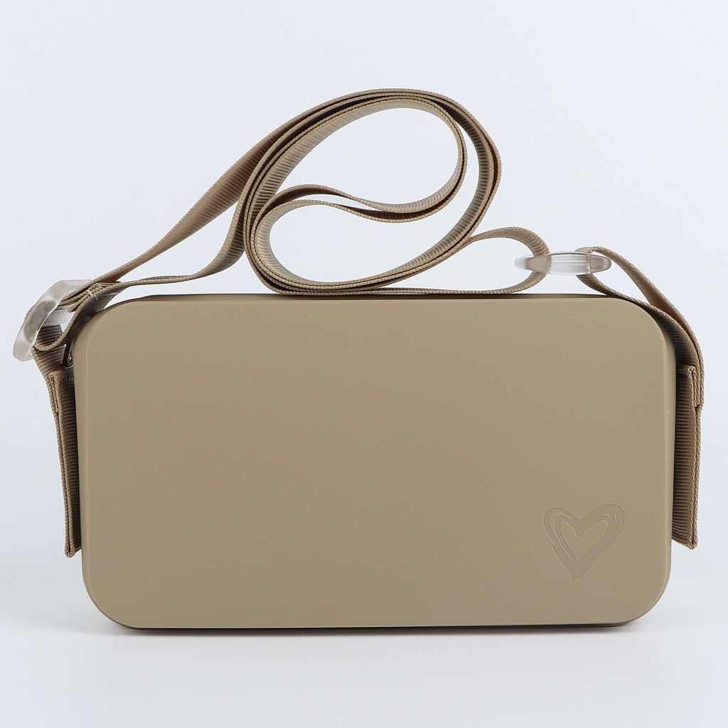 NEW: Keswick Silicone Crossbody Bag - Khaki preneLOVE®