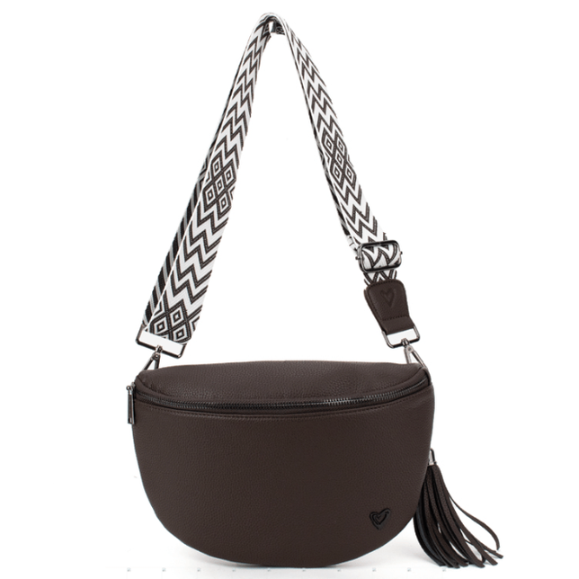 NEW: Kimberley Vegan Leather Crossbody Bag/Sling - Chocolate (Ships Mid August) preneLOVE®