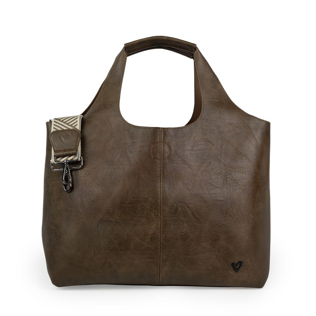 NEW: Kipling Vegan Leather Tote - Chocolate preneLOVE®