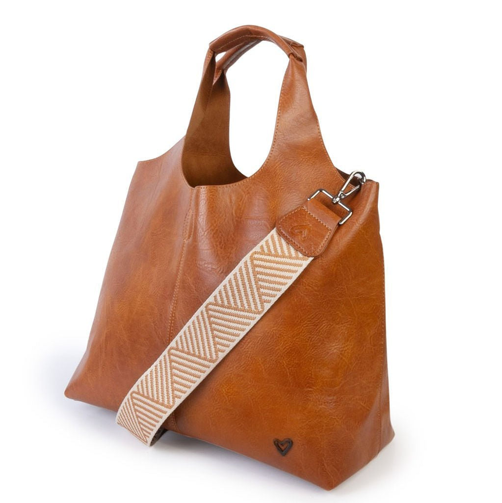 NEW: Kipling Vegan Leather Tote - Cognac preneLOVE®