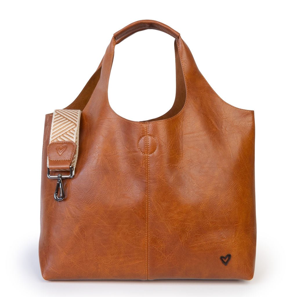 NEW: Kipling Vegan Leather Tote - Cognac preneLOVE®