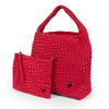 NEW: Langford Woven Hobo Tote - Cranberry Red preneLOVE®