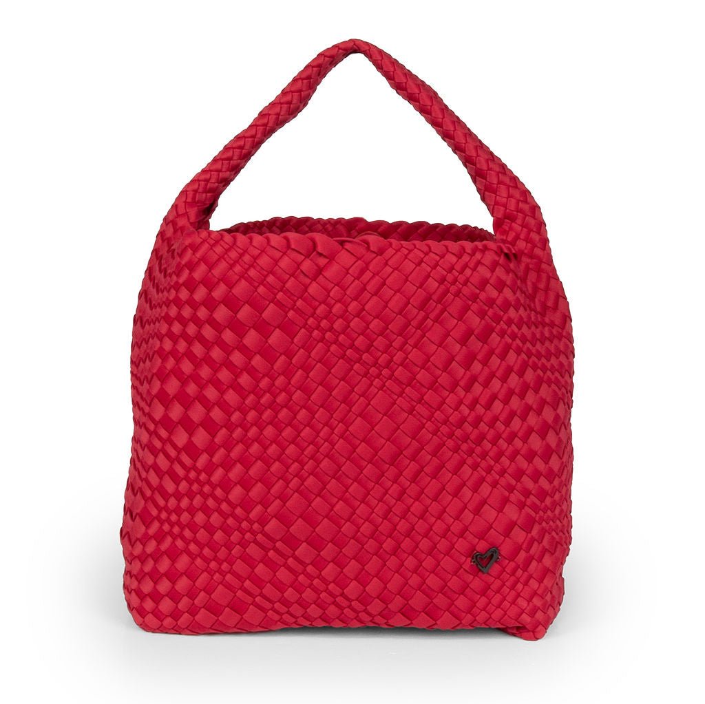 NEW: Langford Woven Hobo Tote - Cranberry Red preneLOVE®