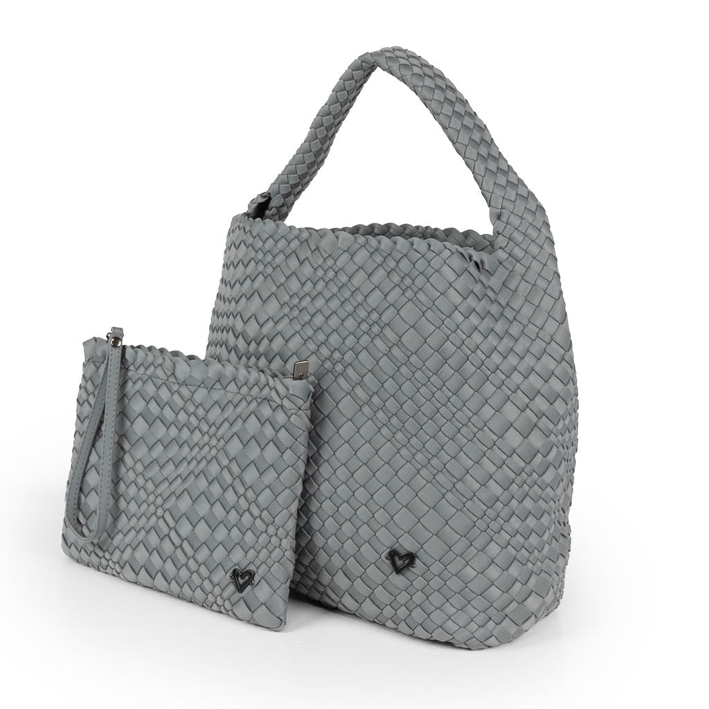 NEW: Langford Woven Hobo Tote - Slate preneLOVE®