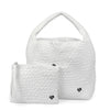 NEW: Langford Woven Hobo Tote - White preneLOVE®