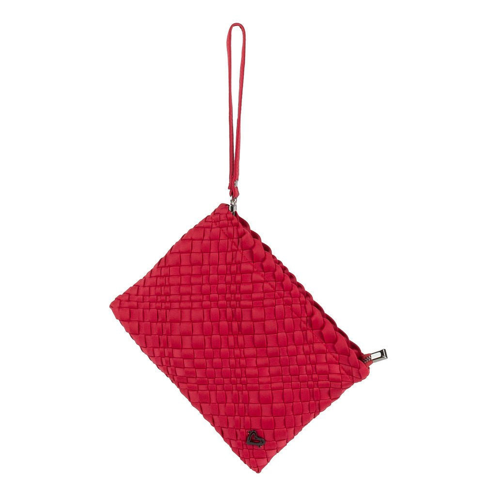 NEW: London Large Woven Tote - Cranberry Red preneLOVE®