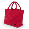 NEW: London Large Woven Tote - Cranberry Red preneLOVE®