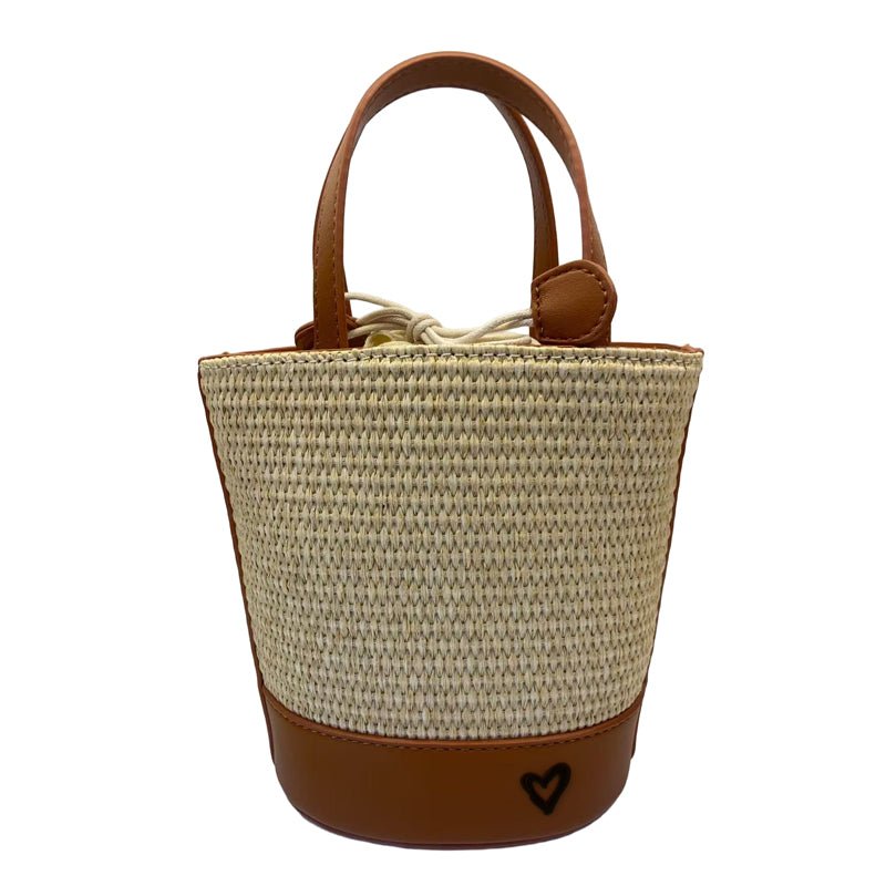 NEW: Lytton Raffia Small Bucket preneLOVE®