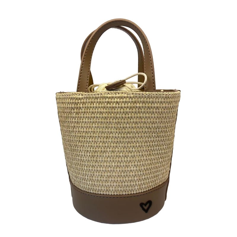 NEW: Lytton Raffia Small Bucket preneLOVE®