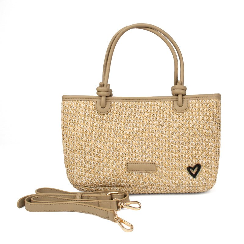 NEW: Montrose Raffia Crossbody Tote preneLOVE®