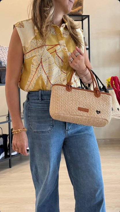 NEW: Montrose Raffia Crossbody Tote preneLOVE®