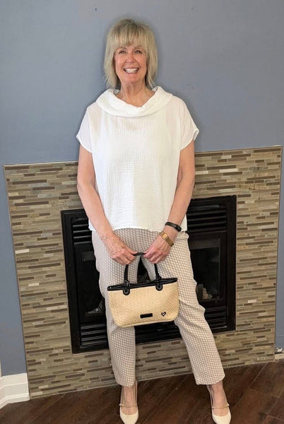 NEW: Montrose Raffia Crossbody Tote preneLOVE®